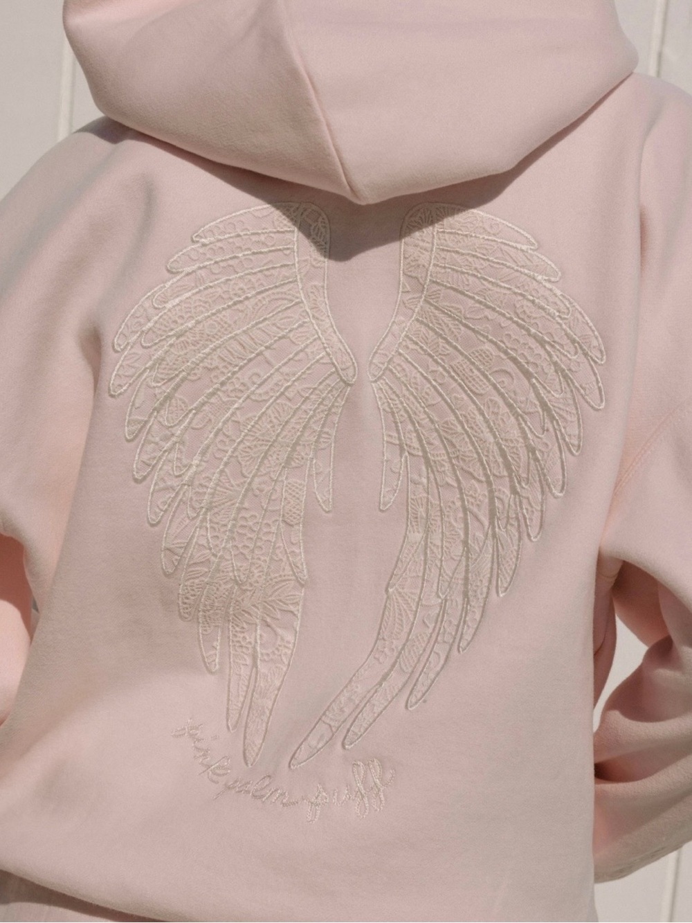 Pink Palm Puff ‘Lacy’ Hoodie - LIMITED EDITION SOLD OUT ONLINE